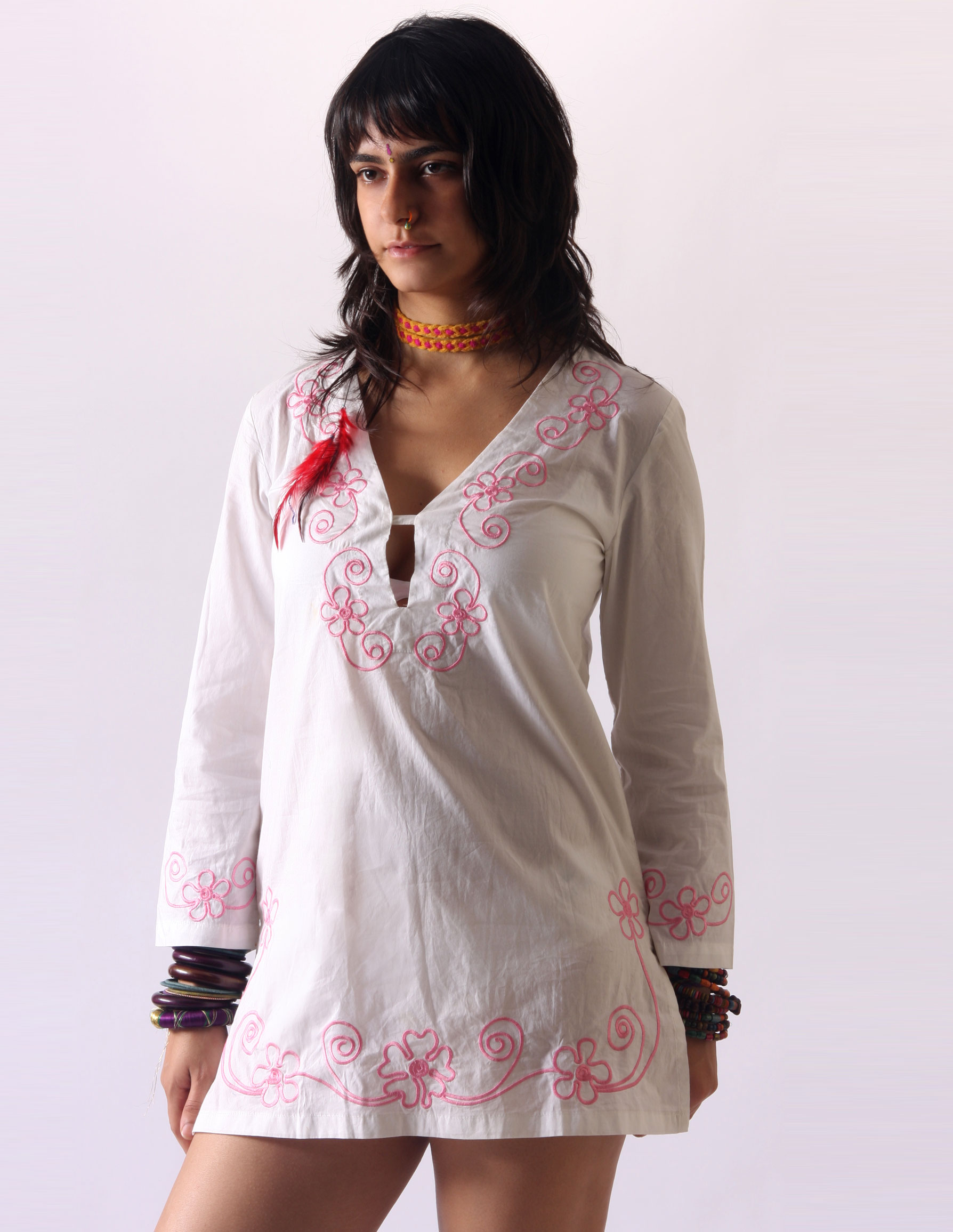 Embroidered Kaftans - Embroidered Beach Kaftans and Cotton Embroidered ...